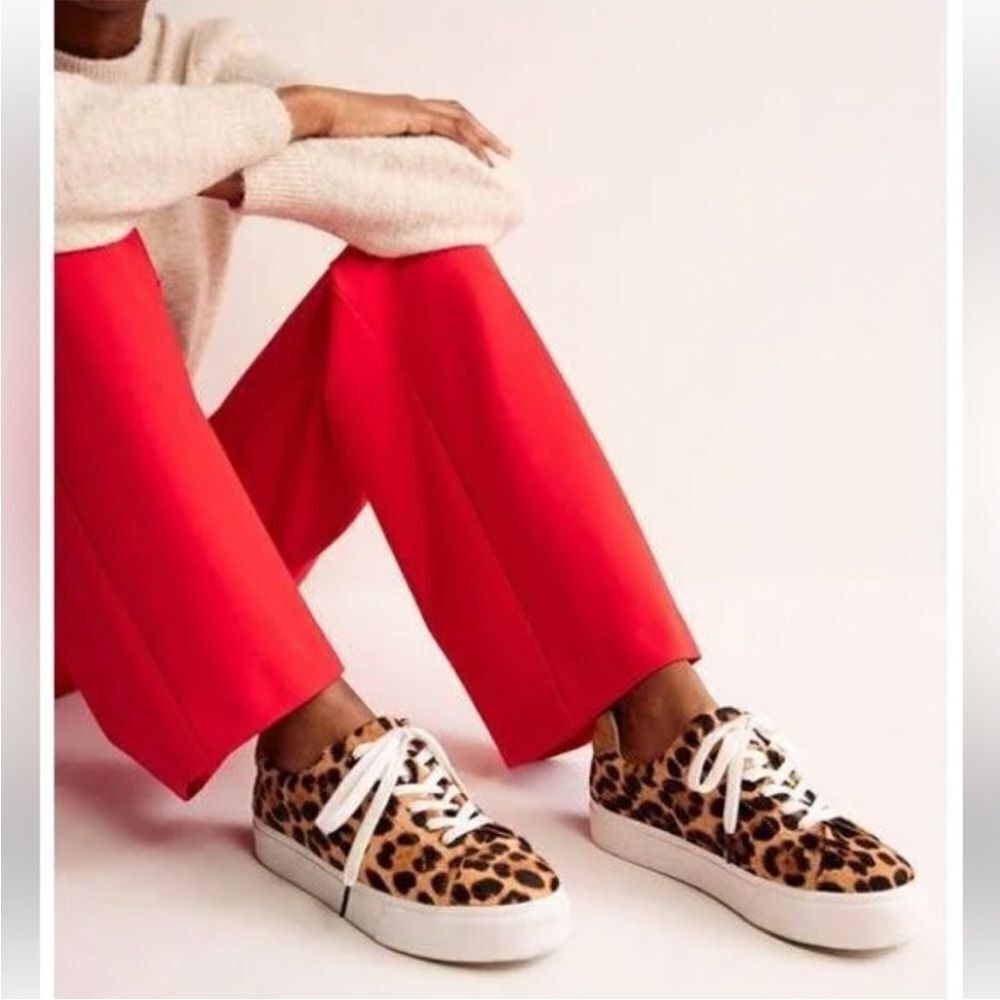 Stuart Weitzman Sammy Cheetah Suede Low Top Sneak… - image 8